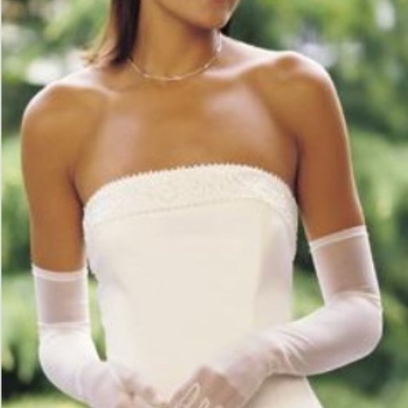 Demetrios Strapless Bridal Dress - Picture 1 of 6